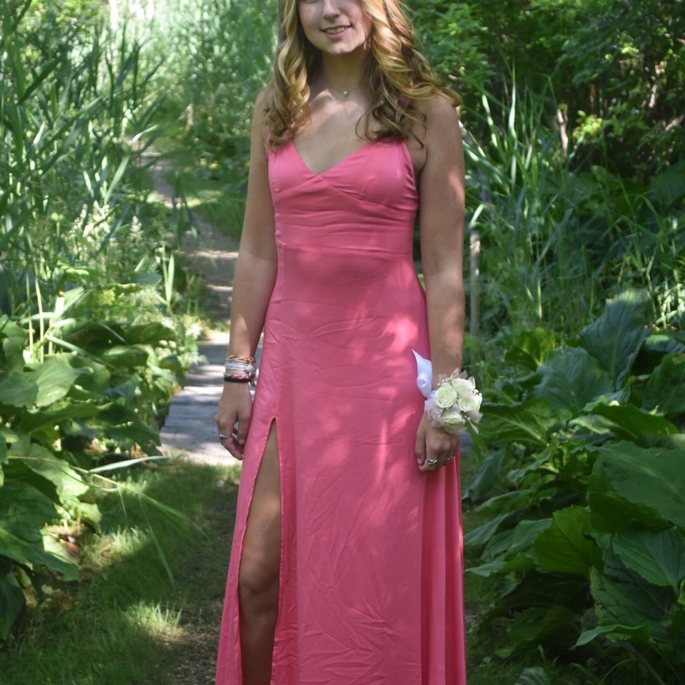 Coral dress